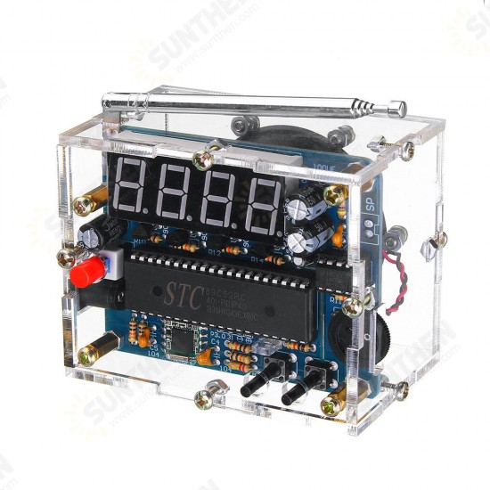 TEA5767 DC 4.5V-5.5V Mini Digital FM Radio 87MHZ-108MHZ 2W 8ohm Speaker Electronics TEA5767 DC 4.5V-5.5V Mini Digital FM Radio 87MHZ-108MHZ 2W 8ohm Speaker Electronics