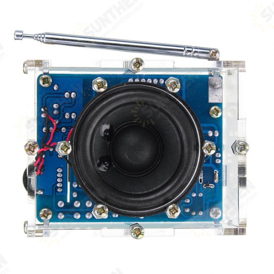 TEA5767 DC 4.5V-5.5V Mini Digital FM Radio 87MHZ-108MHZ 2W 8ohm Speaker Electronics