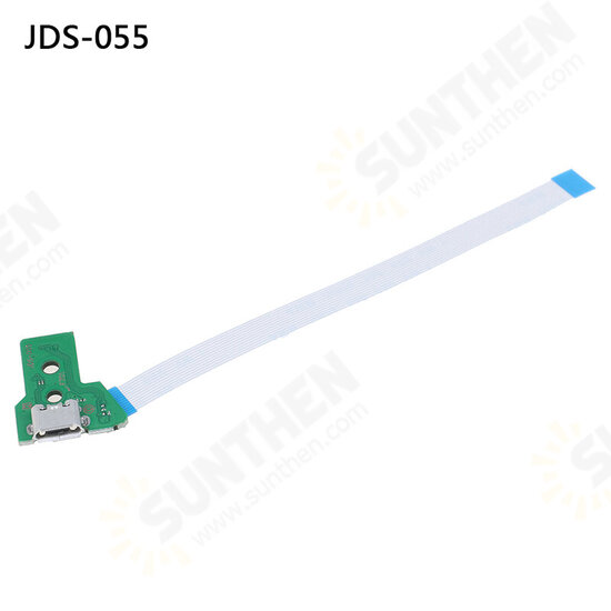 USB Charging Port Socket Circuit Board For 12Pin JDS 011 030 040 055 14Pin 001 Connector for PS4 Controller