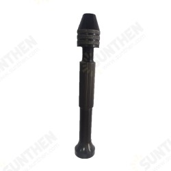 0.3-3.8mm Mini Aluminum Hand Drill with Chuck and 10pcs Twist Drill Bits Rotary Tool 0.3-3.8mm Mini Aluminum Hand Drill with Chuck and 10pcs Twist Drill Bits Rotary Tool
