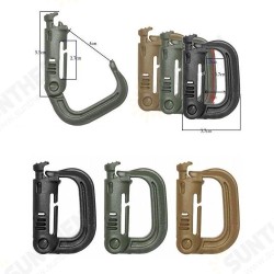 1 Piece ITW Nexus GrimLoc D-Ring Locking Clips 4 Colors for Optional 1 Piece ITW Nexus GrimLoc D-Ring Locking Clips 4 Colors for Optional
