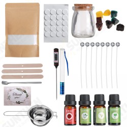 1 Set of DIY Candle Material Kit Aromatherapy Jelly Candle Parent-child Romantic Christmas DIY Candle Handmade Bag 1 Set of DIY Candle Material Kit Aromatherapy Jelly Candle Parent-child Romantic Christmas DIY Candle Handmade Bag