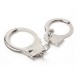 1 pair Creative Handcuffs Steel Police Duty Double Lock Keys