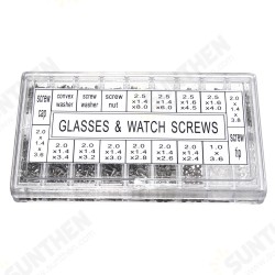 1000Pcs Micro Eyeglass Sunglass Spectacles Tiny Screw Nut Set Repair Kit Tools 1000Pcs Micro Eyeglass Sunglass Spectacles Tiny Screw Nut Set Repair Kit Tools