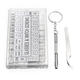 1000Pcs Micro Eyeglass Sunglass Spectacles Tiny Screw Nut Set Repair Kit Tools