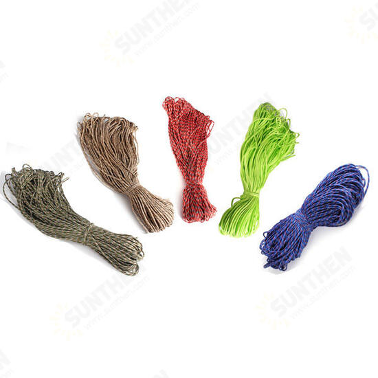 100M Roll Multifunctional 4mm Strands Parachute Lanyard Rope