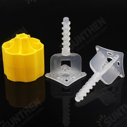 100Pcs Reusable Tile Leveling System Levelers Caps Spacers Wall Floors Tools 100Pcs Reusable Tile Leveling System Levelers Caps Spacers Wall Floors Tools