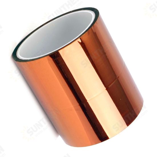 100mm 10cm x 30m Kapton Tape High Temperature Heat Resistant Polyimide