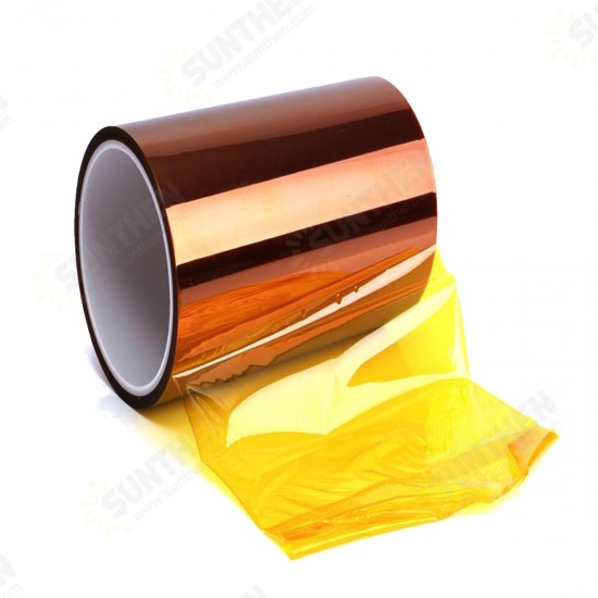 100mm 10cm x 30m Kapton Tape High Temperature Heat Resistant Polyimide