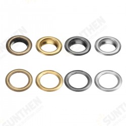 100pcs/Set 10mm Eyelet with Washer Installation Tools Leather Rivet Buckle Deco 100pcs/Set 10mm Eyelet with Washer Installation Tools Leather Rivet Buckle Deco