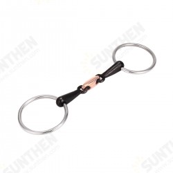 105/115/125mm Stainless Steel Horse Mouth Ring Jointed Bit Equestrian Snaffle 105/115/125mm Stainless Steel Horse Mouth Ring Jointed Bit Equestrian Snaffle