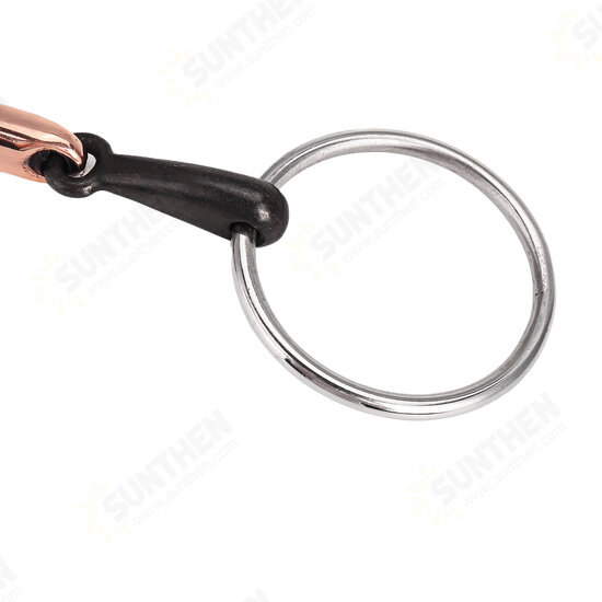 105/115/125mm Stainless Steel Horse Mouth Ring Jointed Bit Equestrian Snaffle