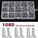 1080PCS/500PCS Stainless Steel Screw Socket Nut Round Head M2 M3 M4 M5 Kit Set