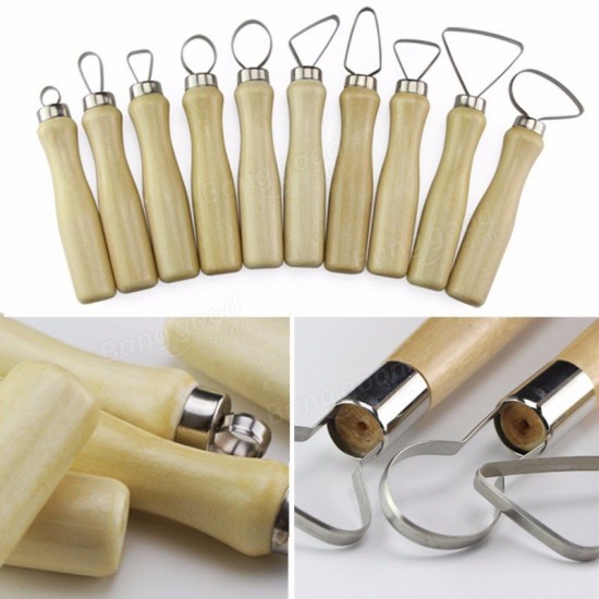 10Pcs Wax Clay Soap Carvers Clay Sculpture Pottery Tools Set Modelling Carving Tool