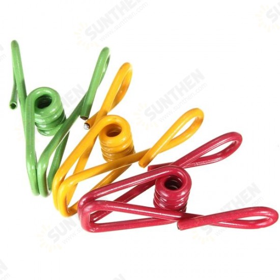 10pcs Metal Clothes Peg Laundry Washing Line Hanger Paper Photos Clip