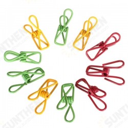 10pcs Metal Clothes Peg Laundry Washing Line Hanger Paper Photos Clip 10pcs Metal Clothes Peg Laundry Washing Line Hanger Paper Photos Clip