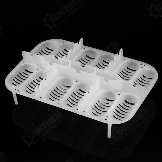 12 Reptiles Eggs Incubator Tray Gecko Snake Bird Amphibians Hatching Case Breeding Tools Box