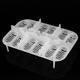 12 Reptiles Eggs Incubator Tray Gecko Snake Bird Amphibians Hatching Case Breeding Tools Box