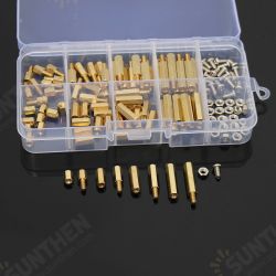 120pcs M3 Male Female Brass Hex Column Standoff Support Spacer Pillar M3 Screw Nut For PCB Board 120pcs M3 Male Female Brass Hex Column Standoff Support Spacer Pillar M3 Screw Nut For PCB Board