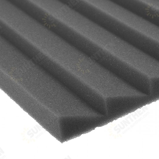 12Pcs 30x30x2.5cm Soundproofing Foam Acoustic Wall Panels Studio Soundproof Foam