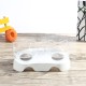 15 Degree Tilt Non-Slip Cat Elevated Bowls Pet Double Bowl for Feeding Container