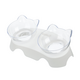 15 Degree Tilt Non-Slip Cat Elevated Bowls Pet Double Bowl for Feeding Container