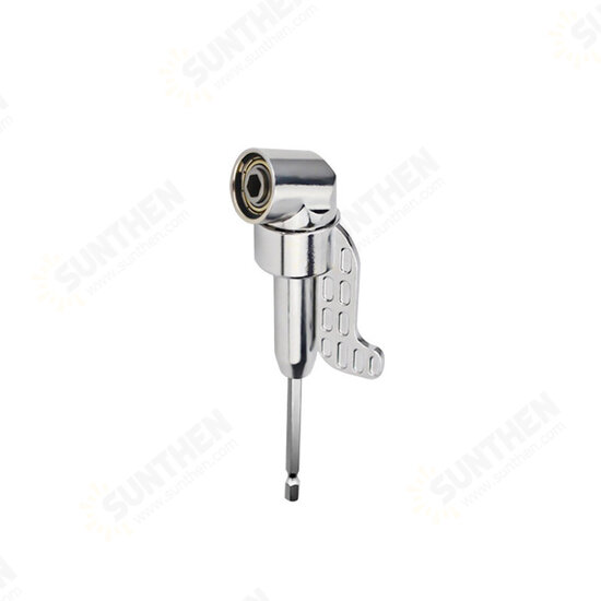 1PC 105/90° Turning Head Angler Bracket Adjustable Screwdriver Hand Tool Rotating Nozzle 1/4 Magnetic Drill Bit Sleeve