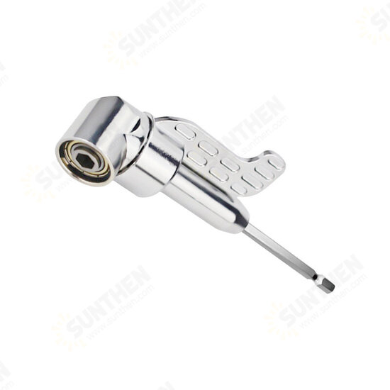 1PC 105/90° Turning Head Angler Bracket Adjustable Screwdriver Hand Tool Rotating Nozzle 1/4 Magnetic Drill Bit Sleeve