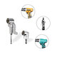 1PC 105/90° Turning Head Angler Bracket Adjustable Screwdriver Hand Tool Rotating Nozzle 1/4 Magnetic Drill Bit Sleeve