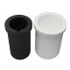 1PC Black/White High-purity Melting Graphite Crucible Cup Mould Melting Resistance for Gold and Silver 4KG Metal Smelting Tools