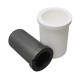 1PC Black/White High-purity Melting Graphite Crucible Cup Mould Melting Resistance for Gold and Silver 4KG Metal Smelting Tools