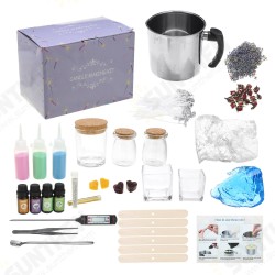 1PCS DIY Candle Material Kit Aromatherapy Jelly Candle Parent-child Romantic Christmas Diy Candle Handmade Set 1PCS DIY Candle Material Kit Aromatherapy Jelly Candle Parent-child Romantic Christmas Diy Candle Handmade Set
