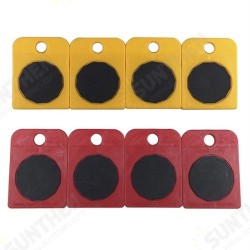 1pcs Furniture Mover Tool Plastic Mover Yellow Red Base Accessories 1pcs Furniture Mover Tool Plastic Mover Yellow Red Base Accessories