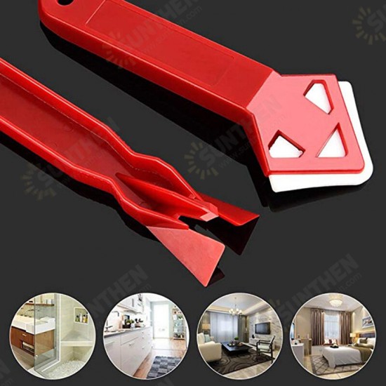 2 Pcs Mini Handmade Tools Scraper Utility Practical Floor Cleaner Tile Cleaner Surface Glue Residual Shovel