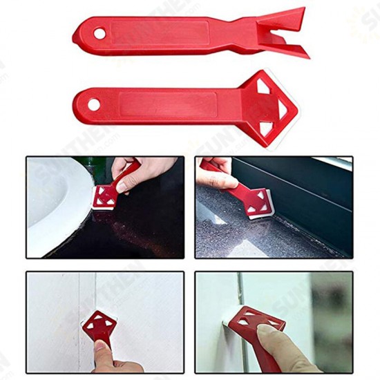 2 Pcs Mini Handmade Tools Scraper Utility Practical Floor Cleaner Tile Cleaner Surface Glue Residual Shovel