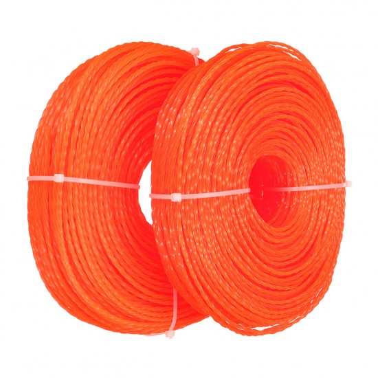 2.4/2.7/3.0 mm Commercial Spiral Twist Trimmer Line Whipper Snipper Cord