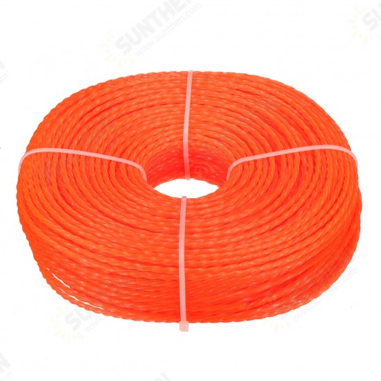 2.4/2.7/3.0 mm Commercial Spiral Twist Trimmer Line Whipper Snipper Cord