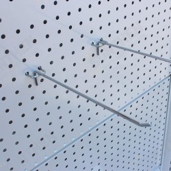 25Pcs 50mm Length Pegboard Hooks Board Slat Wall Retail Display Shop Peg Home Hook 25Pcs 50mm Length Pegboard Hooks Board Slat Wall Retail Display Shop Peg Home Hook