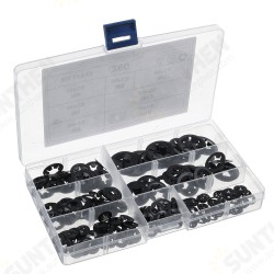 260Pcs Starlock Washers Push On Lock Star Nut Fastener Clips Lock Set M3-M12 260Pcs Starlock Washers Push On Lock Star Nut Fastener Clips Lock Set M3-M12