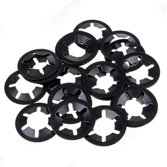 260Pcs Starlock Washers Push On Lock Star Nut Fastener Clips Lock Set M3-M12