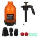 2L Hand Pump Foam Sprayer with 3 Types of Nozzle Hand Pneumatic Foam Snow Foam Car Wash Spray Bottle Car Window Cleaning