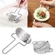 2Pcs Stainless Steel Dumpling Mould Press Meat Pie Pastry Maker Dough Cutter Tool