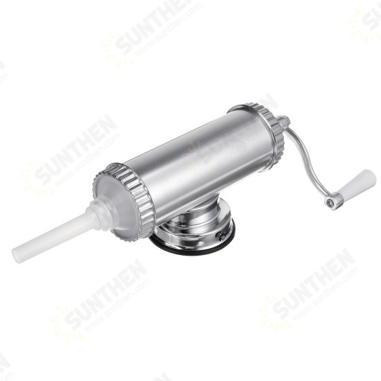 2lbs Manual Sausage Stuffer Maker Meat Filler Machine Suction Base Commercial Tool