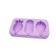 3 Cell DIY Fruit Frozen Ice Cream Cake Mold Juicee Popsicle Maker Ice Lolly Mould