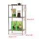 3-Tiers Carbon Steel Kitchen Rack Microwave Oven Storage Shelf Rack Holder Organizer