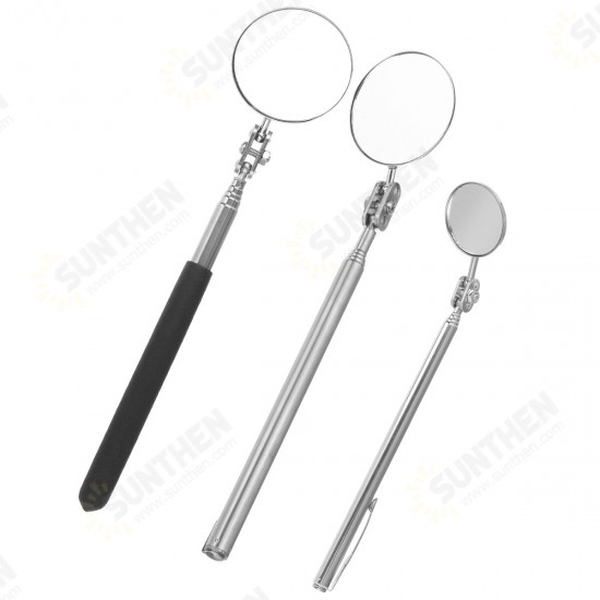 30mm/50mm Diameter Telescopic Folding Inspection Mirror Car Welding Repair Rotation Head Reflector