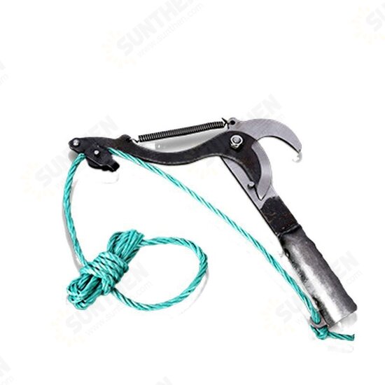 330mm Black Pulley High Branch Scissors Metal Shears Fruit Picker Tool Garden Farm Metal Pruning Shears Hand Tools