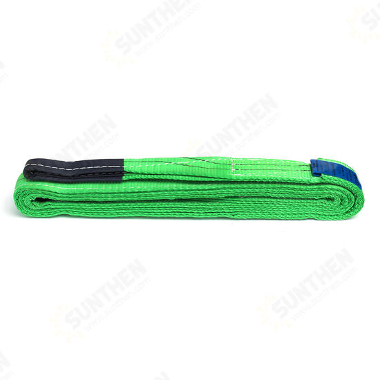 4 Meter 2 Ton 60mm Wide Duplex Webbing Pulling Lifting Sling Strap Strop