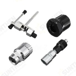 4 Pcs Bicycle Repair Tool Cycling Bike Chain Crank Wheel Set Remover Axle Tools 4 Pcs Bicycle Repair Tool Cycling Bike Chain Crank Wheel Set Remover Axle Tools
