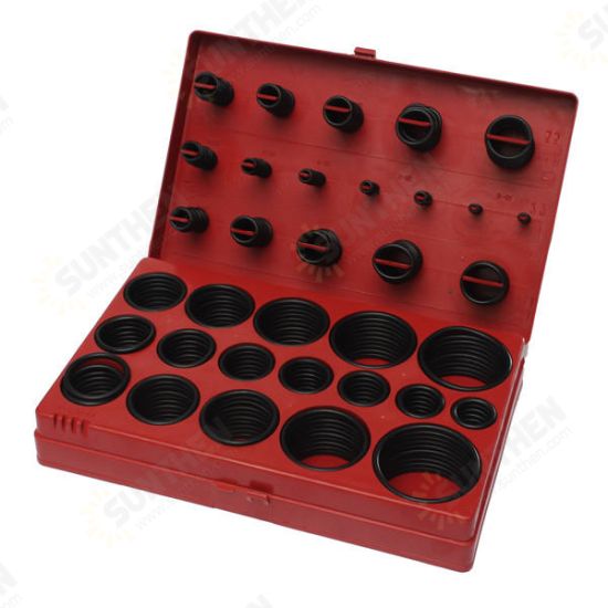 419 Pieces Rubber O Ring Seal Plumbing Garage Assortment Set With Case